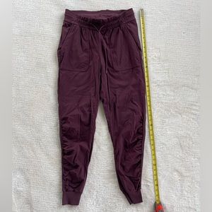 Maroon LuluLemon Dance Studio Jogger Size 8
